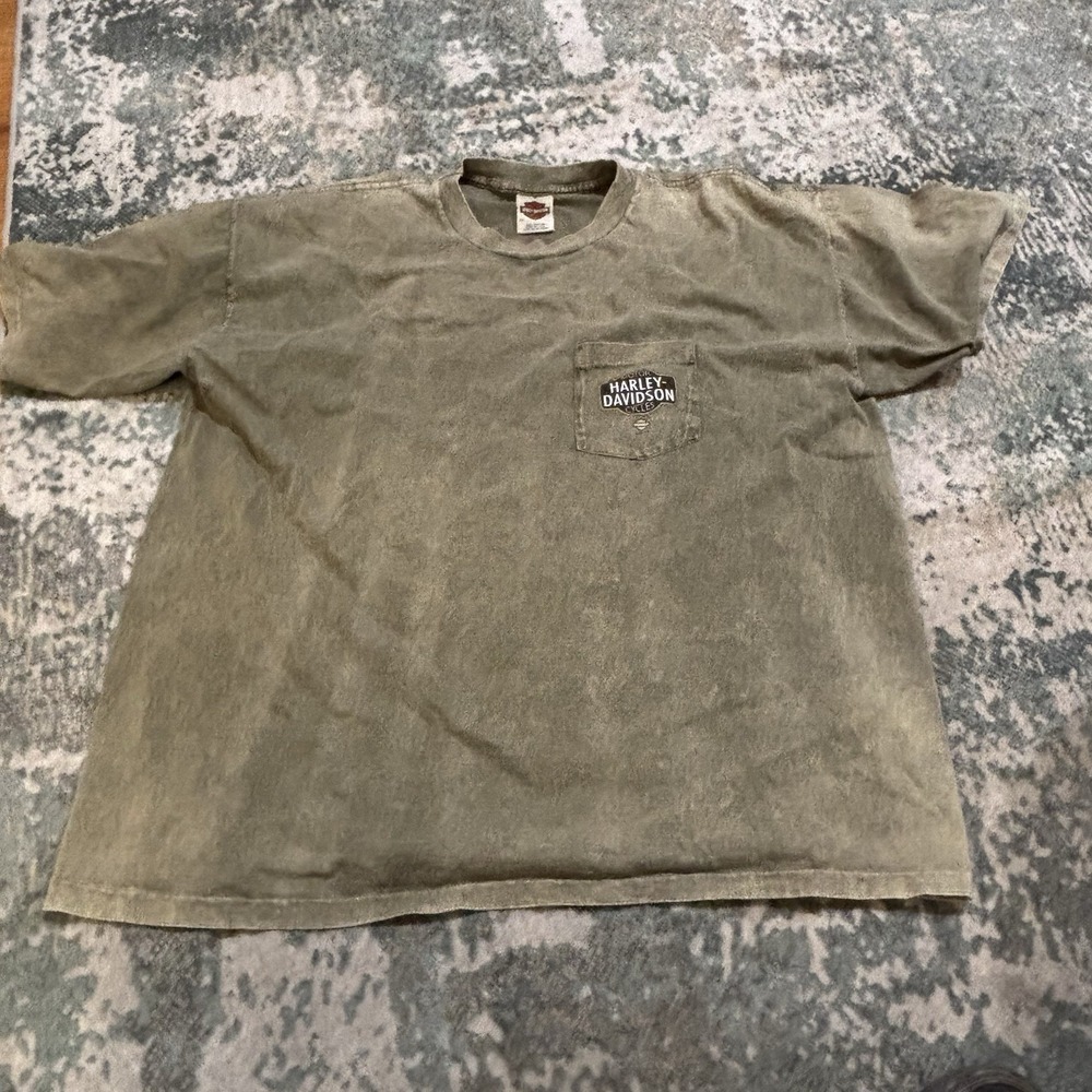 Vintage Harley Davidson Single Stitch Tshirt Savannah GA 2X